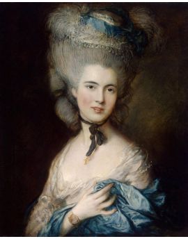 Woman in Blue by Thomas Gainsborough