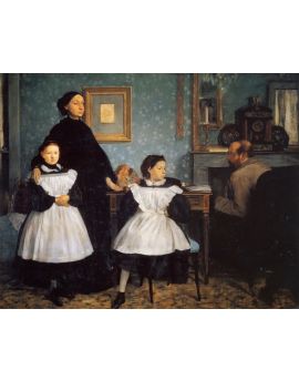 The Belleli Family 1862 by Edgar Degas
