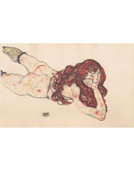 Nude 1917 by Egon Schiele