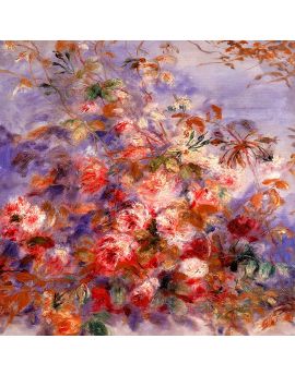 Roses By The Window by Pierre-Auguste Renoir