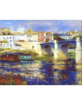 The Bridge At Chatou by Pierre-Auguste Renoir