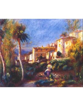 Villa De La Poste At Cagnes by Pierre-Auguste Renoir