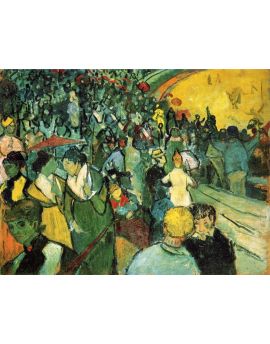 Spectators In The Arena At Arles by Vincent van Gogh