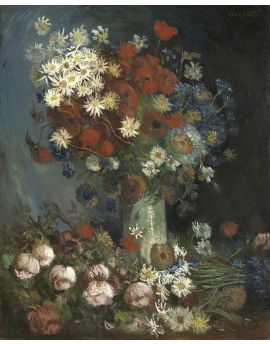 Still Life With Meadow Flowers And Roses by Vincent van Gogh