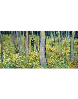 Undergrowth With Two Figures by Vincent van Gogh