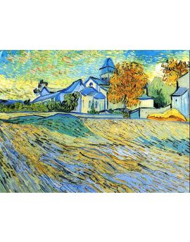 View Of The Church Of Saint Paul De Mausole by Vincent van Gogh