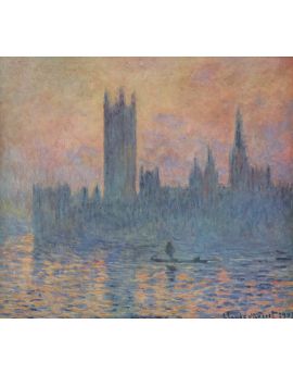 Houses Of Parliament In Winter by Claude Oscar Monet