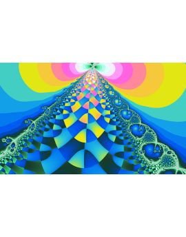 Colorful Light Waves By Qing Ke