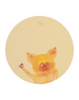 Eating Dough Moulded Peach By Wang Zhongjie