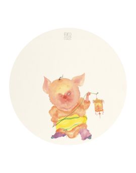 Enjoying Beautiful Lantern By Wang Zhongjie