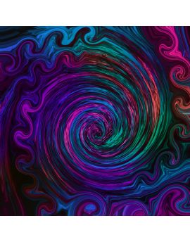 Mixed-Colored Swirl By Wen Yuke