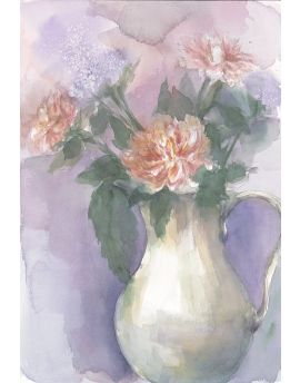 Vase Of Roses By Xu Xiaolu