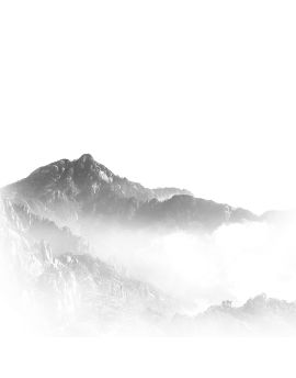 Ink Painting Of Mount Huang I By Yang Wenxian