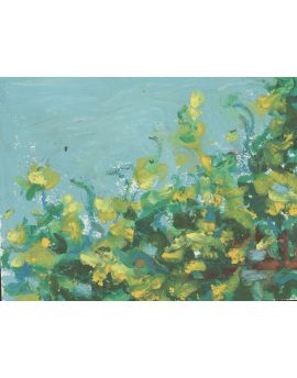 Yellow Flowers By Zhu Dayao