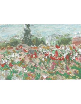 Land Full Of Flowers By Zhu Dayao