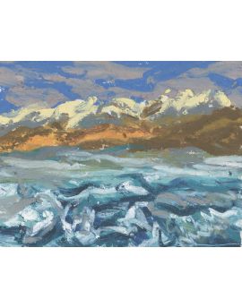 Sea And Snow Mountain By Zhu Dayao