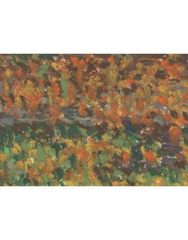 River Reflection Of Autumn Woods By Zhu Dayao
