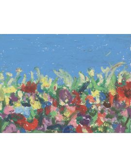 Rainbow-Colored Flowers By Zhu Dayao