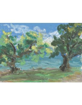 Two Trees By Zhu Dayao