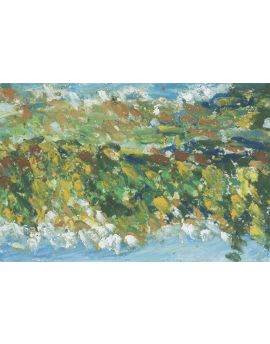 Colorful Rural Landscape By Zhu Dayao