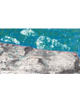 Blue Abstract Work By David Chan