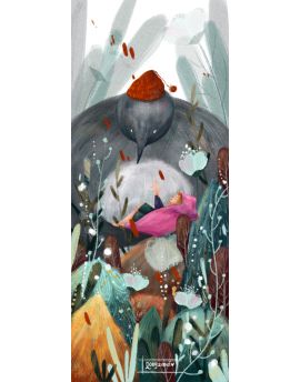 Penguin Holding A Girl In Arms By Dong Zao