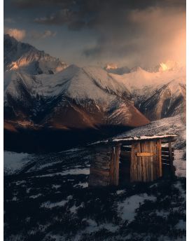 Sunset At Snow Mountain By Du Wuchao