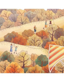 Golden Autumn By Hu Shangmin