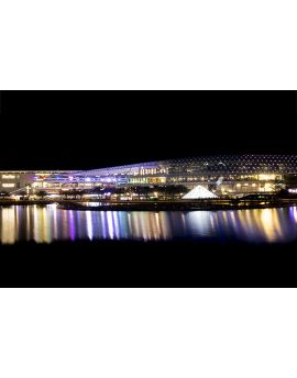 Reflection Of Night Scene By Li Guanshou