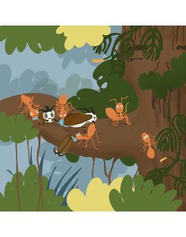 Weaver Ants And Cicadas By Liao Zhirong