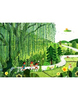 Summer At Grandma's Home By Liu Feng