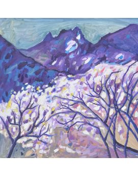 Trees With White Blossom By Liu Han