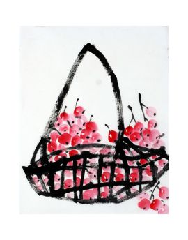 A Basket Of Cherries