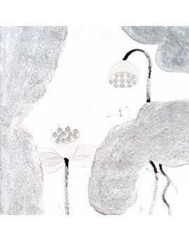 Chinese Ink Painting Of Lotus Pond 2