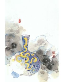 Chinese Ink Painting Of Porcelain 3