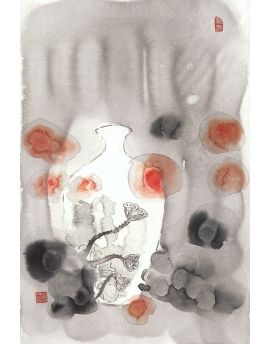 Chinese Ink Painting Of Porcelain 9