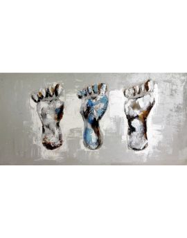 Embossed Footprints