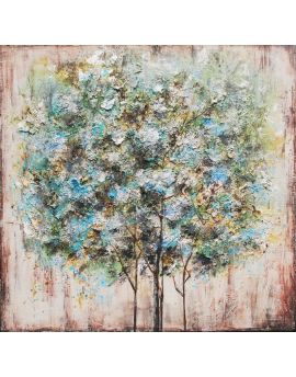 Blue And White Trees