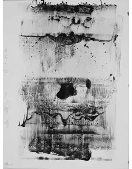 Abstract Black Ink Art