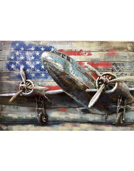 Bronzed Fighter Aircraft