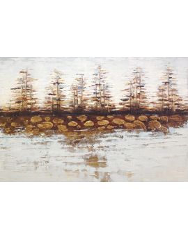 Trees On River Bank