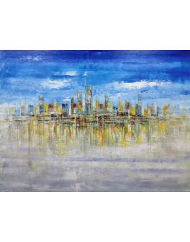 Colorful Scene Of Harbor City