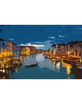 Night Scenery Of Venice