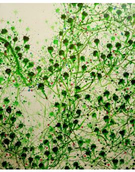 Green Spots And Lines