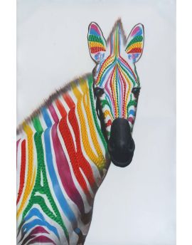 Rainbow-Striped Zebra