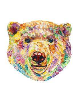 Colorful Bear Head