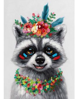 Raccoon With Necklace