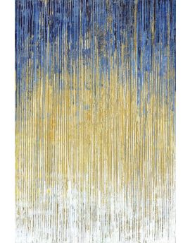 Yellow And Dark Blue Lines