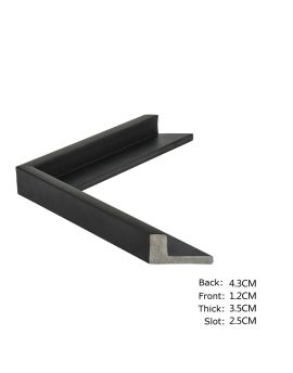 Modern Frame, width 12mm, thickness 35mm, SOAPF1016052BZ