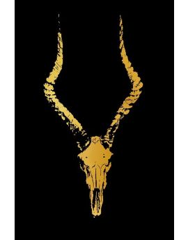 Golden Antelope Head
